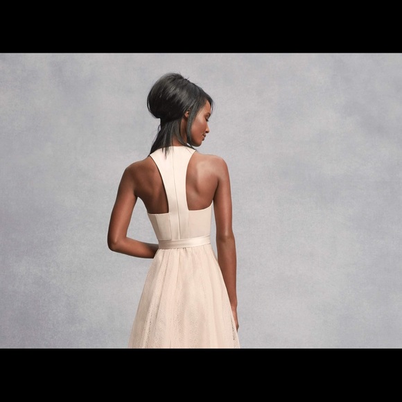 Vera Wang White Collection Blush or Petal Pink (David’s Bridal) Bridesmaid Dress - Picture 2 of 9